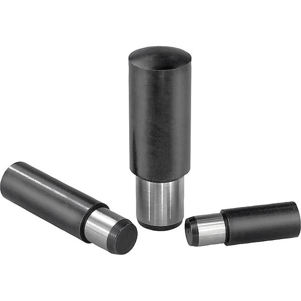 Kipp Rest Pad D1=5, H=10, Mild Steel Black Oxidized, Harden., G K0305.05X10 - main